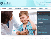 Tablet Screenshot of medica-health.info